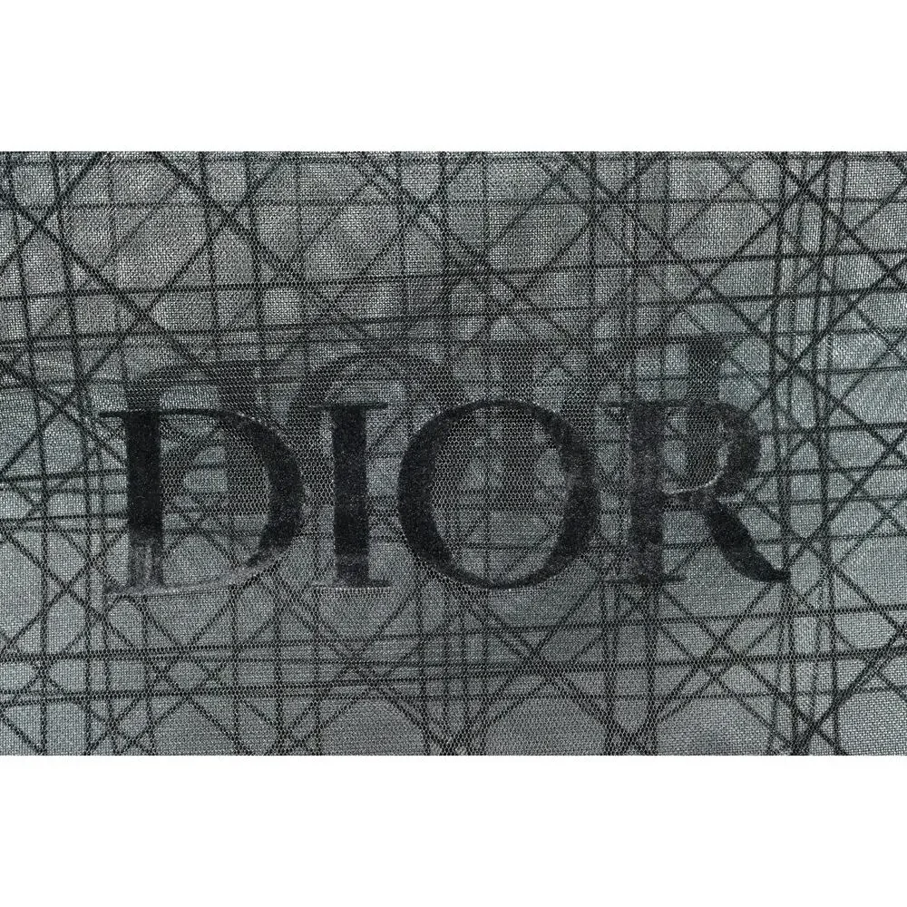 Christian Dior Beach Tote Bag Black Velvet Mesh Limited Beauty Parfums Gift GWP - Picture 6 of 10